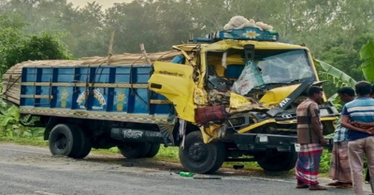 মান্দায় সড়ক দুর্ঘটনায় ট্রাক চালকের মৃত্যু
