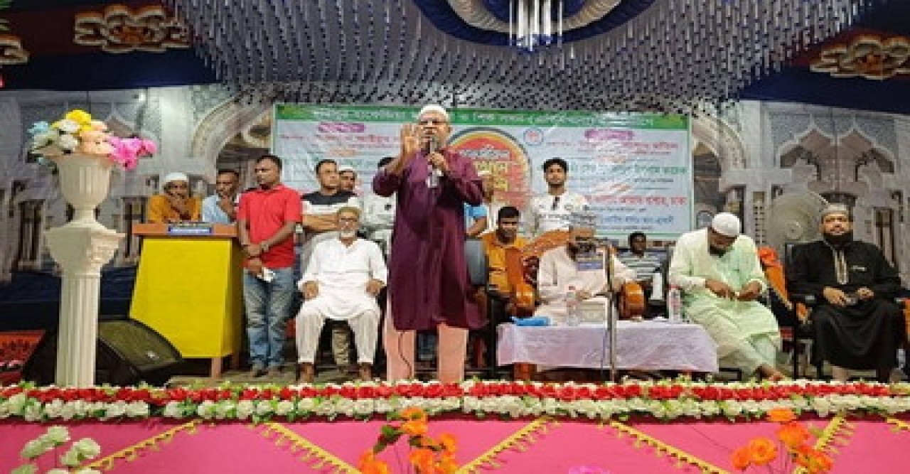 তানোরে তাফসিরুল কোরআন মাহফিলে প্রধান অতিথি সুলতানুল ইসলাম তারেক