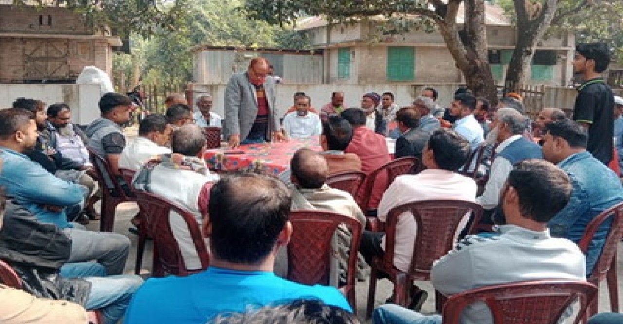 বাঘায় জমি নিয়ে ষাট বছরের বিরোধ নিষ্পত্তি হলো গ্রাম্য শালিসে