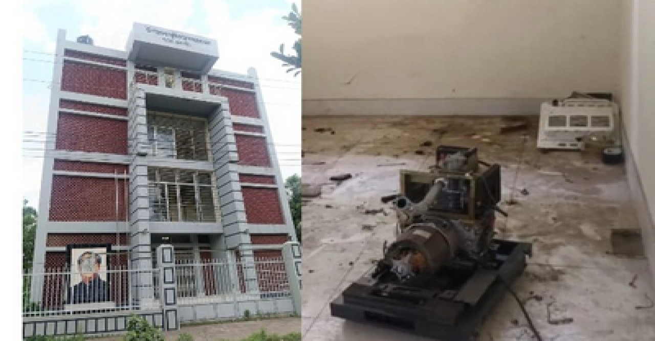তানোরে গভীর রাতে মুক্তিযোদ্ধা কমপ্লেক্সে চুরি