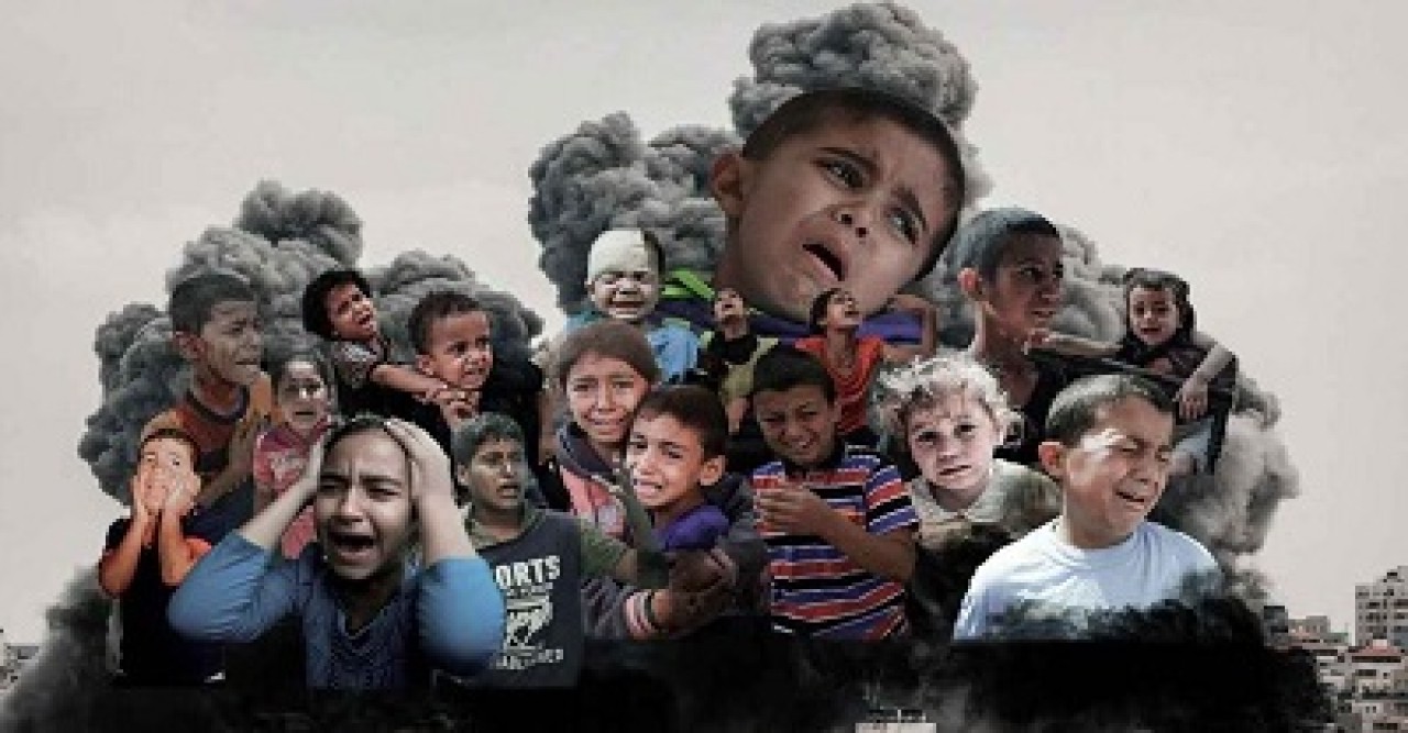 ইসরাইলি গণহত্যার বর্ণনা দিল গাজার এতিম শিশুরা