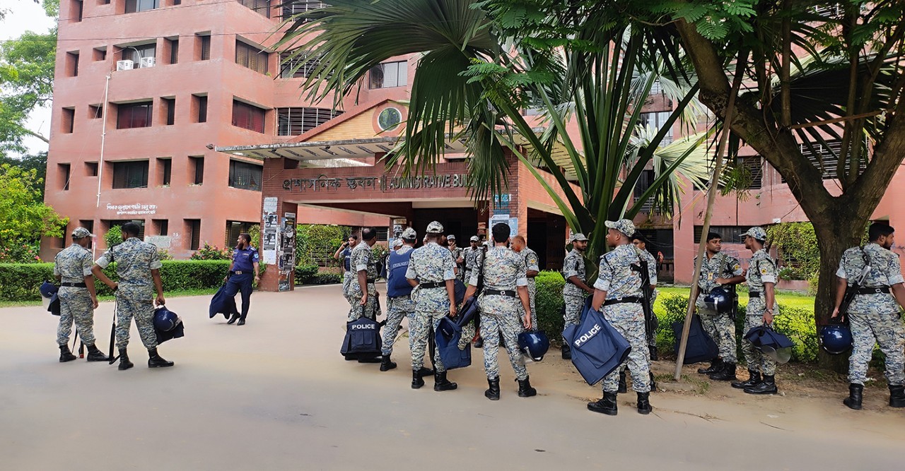 জাকসু নির্বাচন ঘিরে জাবিতে কঠোর নিরাপত্তা