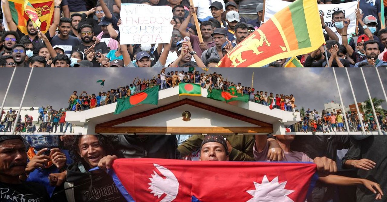 শ্রীলঙ্কা, বাংলাদেশ, নেপাল– চার বছরে গণরোষের একই রূপ দেখল তিন দেশ