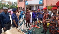 মান্দায় ফায়ার সার্ভিস ও সিভিল ডিফেন্স সপ্তাহ ২০২৬ উদযাপন