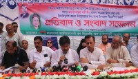 গনমাধ্যমে মিথ্যা তথ্য প্রচারের প্রতিবাদে মান্দায় বিএনপির সংবাদ সম্মেলন