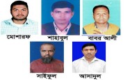 বিএসএফের হাতে আটক বাঘার ৫ জন