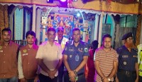 দুর্গাপূজার নিরাপত্তায় মাঠ পরিদর্শনে অতিরিক্ত পুলিশ সুপার ইফতে খায়ের আলম